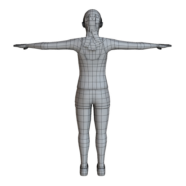 casual female 03 3d model - Casual Female 03... by ignisfatuus